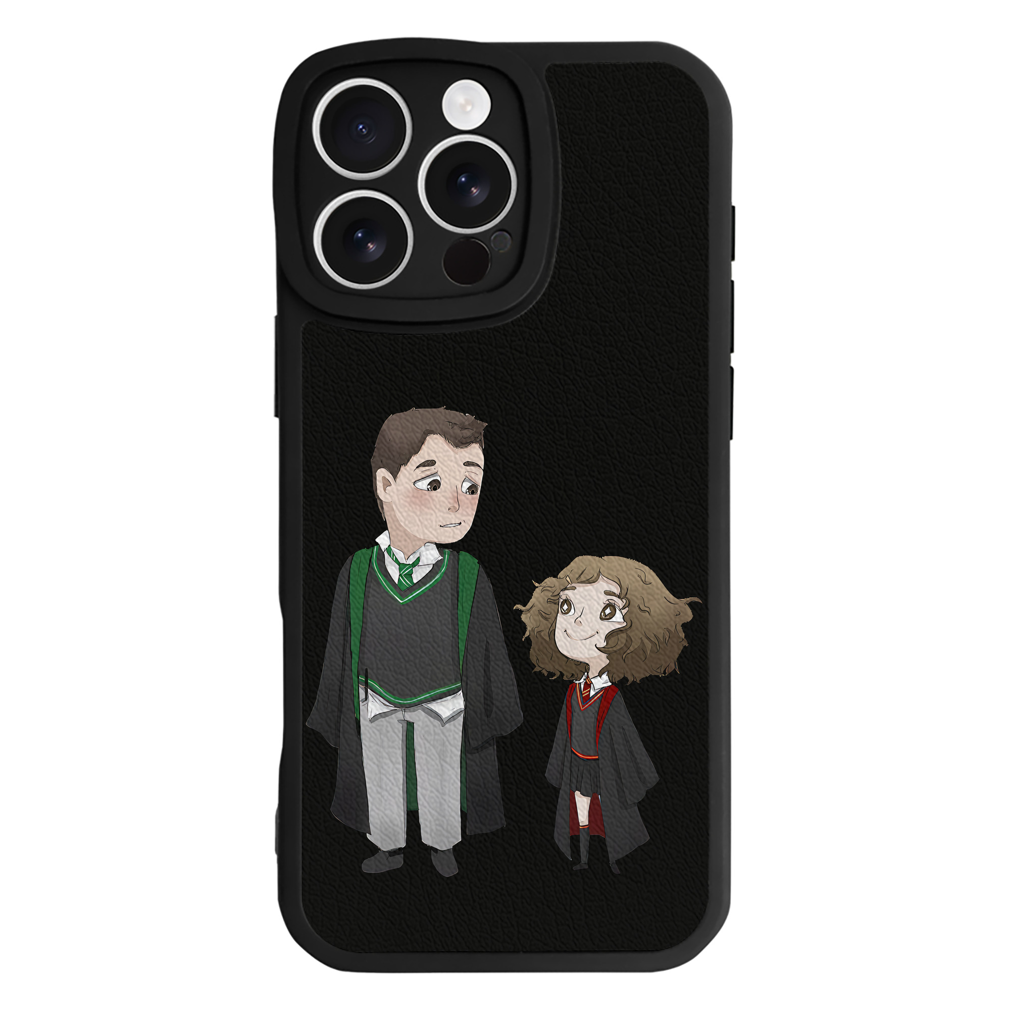 （画像用） Harry Potter ハリー・ポッターシリーズ 【iPhone 16シリーズ対応】シリコンスマホケース（レザー調） 材質：シリコン